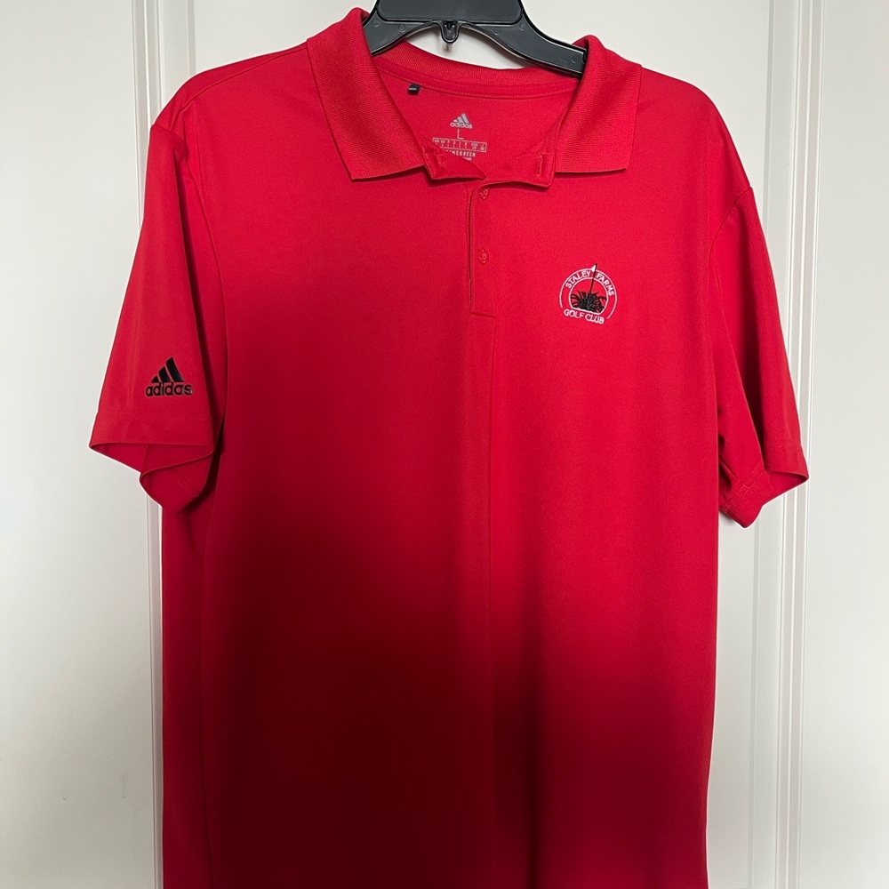 Adidas Red Men's Polo Shirt